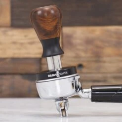 Bravo Espresso Tamper Dark Wood Handle 58.5 Mm -Gaggia Store IMG 4450