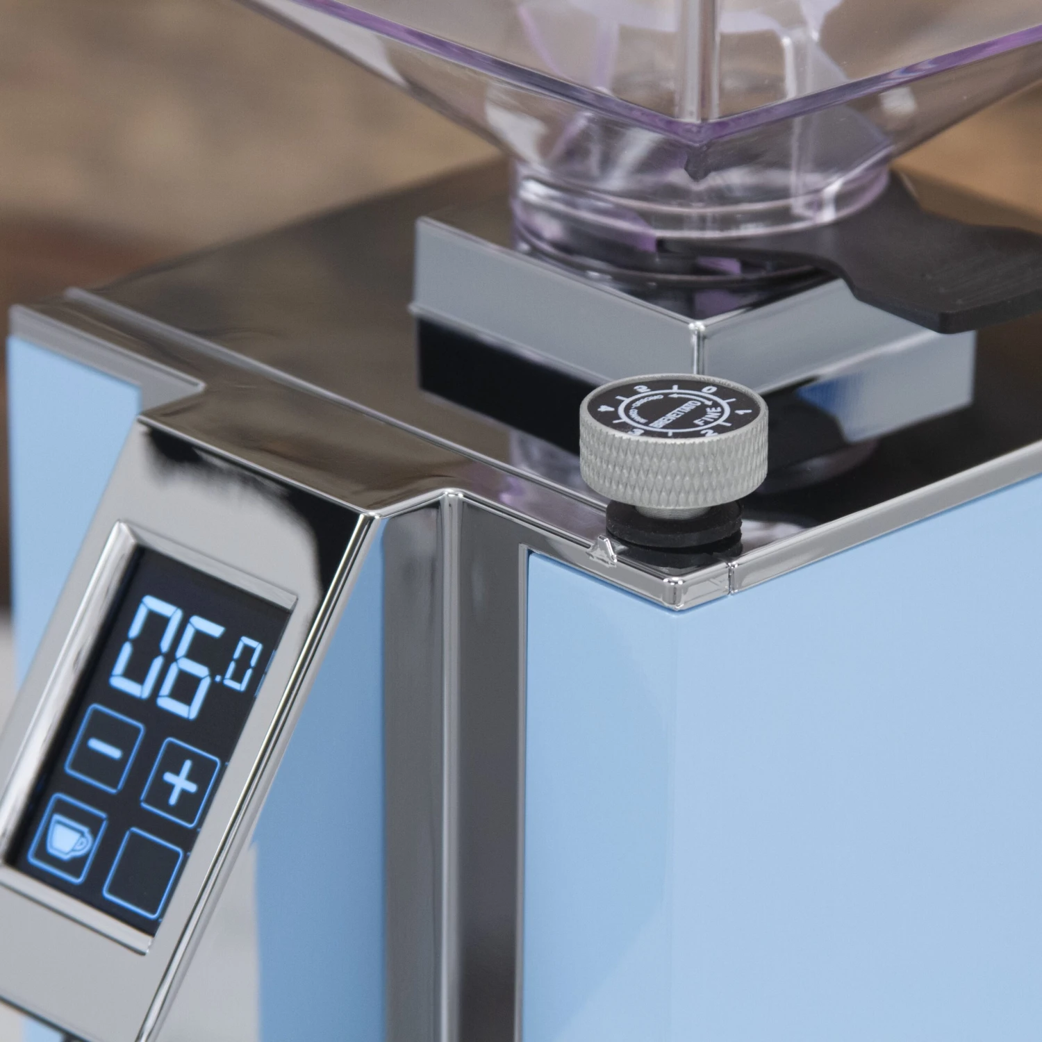 Eureka Mignon Magnifico Coffee Grinder In Pale Blue 12 Eureka Mignon Magnifico Coffee Grinder In Pale Blue - Image 10