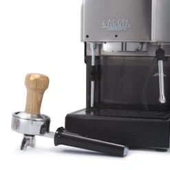 Gaggia Logo Ashwood Handle Tamper -Gaggia Store IMG 6642