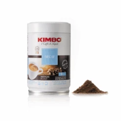Kimbo Il Caffe Di Napoli Decaf Ground 250g - Tin 8 Kimbo Il Caffe Di Napoli Decaf Ground 250g - Tin -Gaggia Store KIMBO 10028 03 1200x1200 1