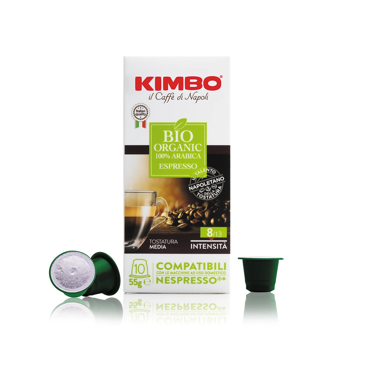 Kimbo Il Caffe Di Napoli Nespresso Original Compatible Capsules 10ct - Bio Organic 4 Kimbo Il Caffe Di Napoli Nespresso Original Compatible Capsules 10ct - Bio Organic - Image 2