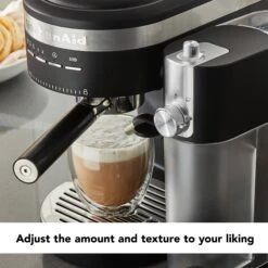 KitchenAid® Automatic Milk Frother Attachment - Onyx Black 10 KitchenAid® Automatic Milk Frother Attachment - Onyx Black -Gaggia Store KitchenaidMilkFrotherLifestyle2