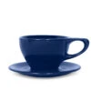 NotNeutral Large Latte Cup And Saucer - Indigo -Gaggia Store LINO dark blue Large Latte