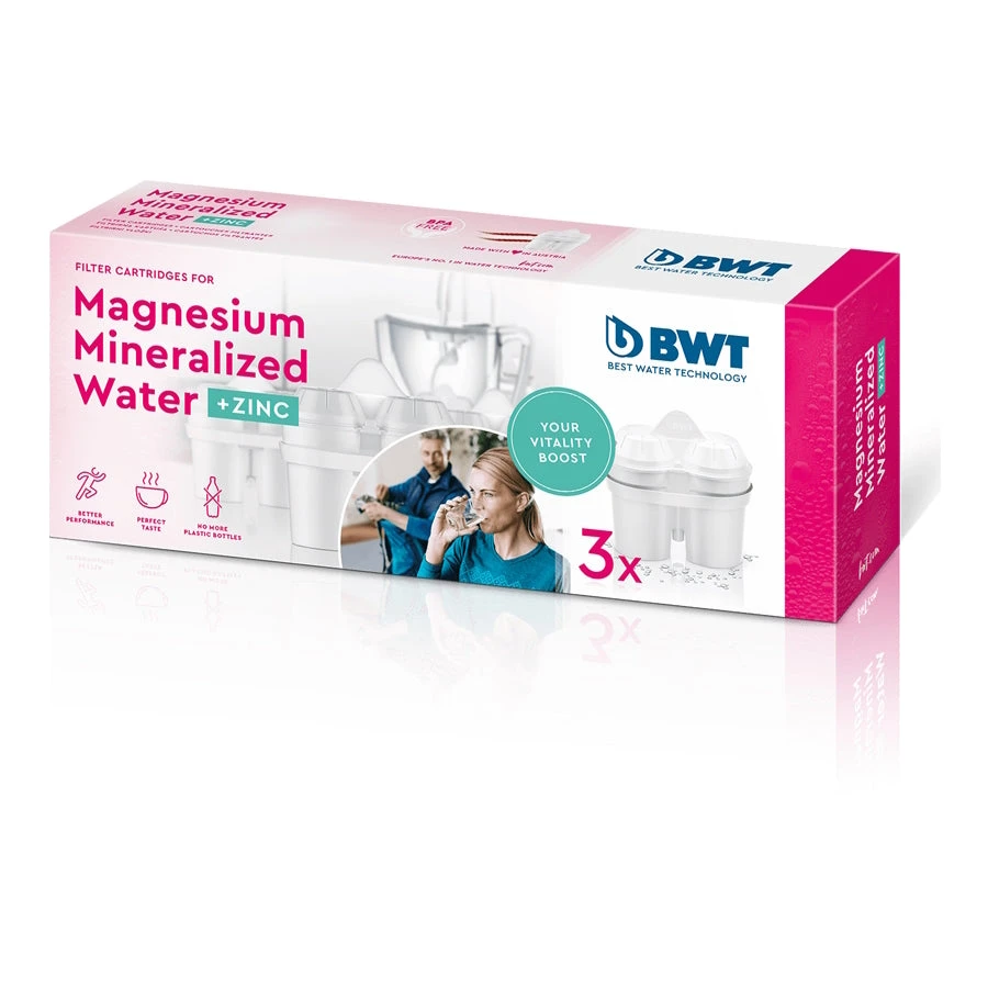 BWT 3 Pack Of Replacement Zinc + Magnesium Filter Cartridges 3 BWT 3 Pack Of Replacement Zinc + Magnesium Filter Cartridges