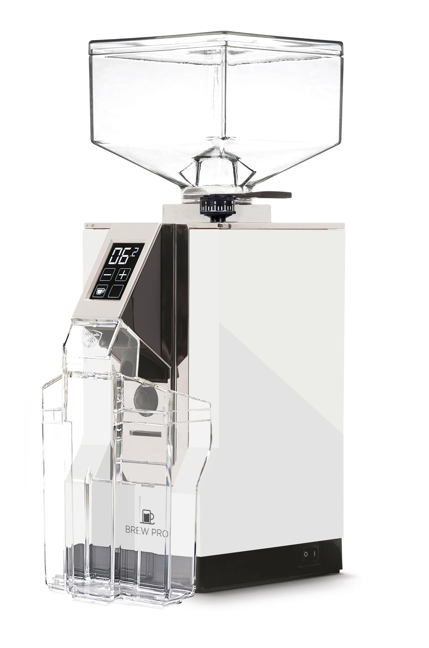 Eureka Mignon Brew Pro Coffee Grinder In White 3 Eureka Mignon Brew Pro Coffee Grinder In White