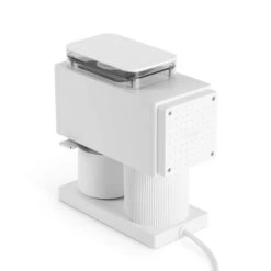 Fellow Ode Brew Grinder - Matte White 15 Fellow Ode Brew Grinder - Matte White -Gaggia Store OdeWhite Detail RearView