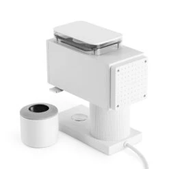 Fellow Ode Brew Grinder - Matte White 14 Fellow Ode Brew Grinder - Matte White -Gaggia Store OdeWhite Detail RearVieww Cup