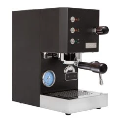 Profitec GO Espresso Machine - Black With Blackened Oak