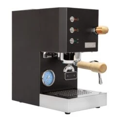 Profitec GO Espresso Machine - Black With Tiger Maple