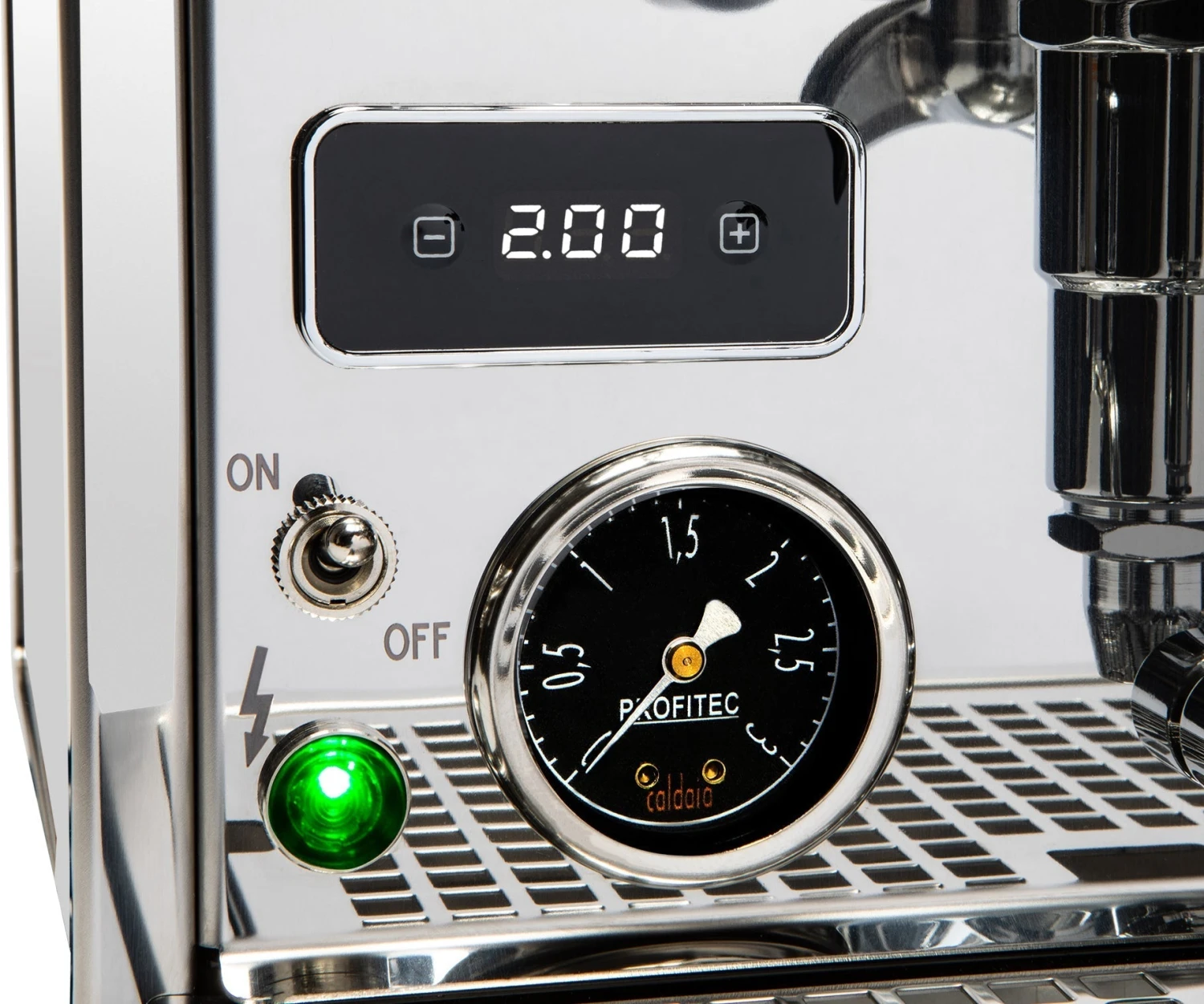 Profitec Pro 600 Dual Boiler Espresso Machine With Quick Steam Plus - Zebra Wood 14 Profitec Pro 600 Dual Boiler Espresso Machine With Quick Steam Plus - Zebra Wood - Image 12