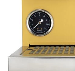 Profitec GO Espresso Machine - Yellow -Gaggia Store ProfitecGO gelb Manometer