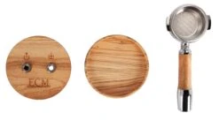 ECM Puristika Single-Boiler Espresso Machine Cream -Gaggia Store Puristika Holzausstattung