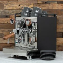 Rocket Espresso 6 Piece Cappuccino Cup And Saucer Set - Grey -Gaggia Store RECAPCUP6PCGRY 0433