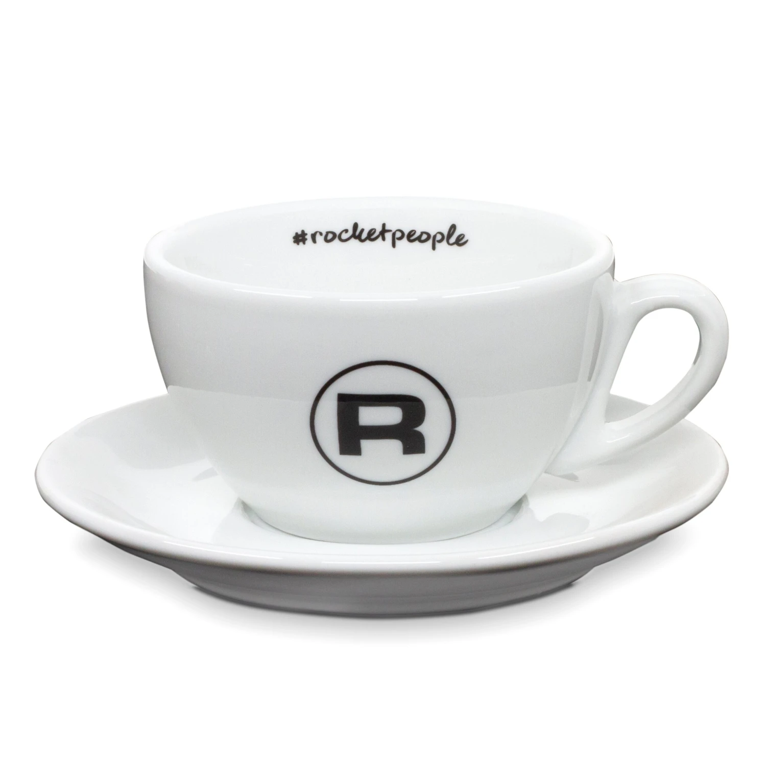 Rocket Espresso 6 Piece Cappuccino Cup And Saucer Set - White 4 Rocket Espresso 6 Piece Cappuccino Cup And Saucer Set - White - Image 2
