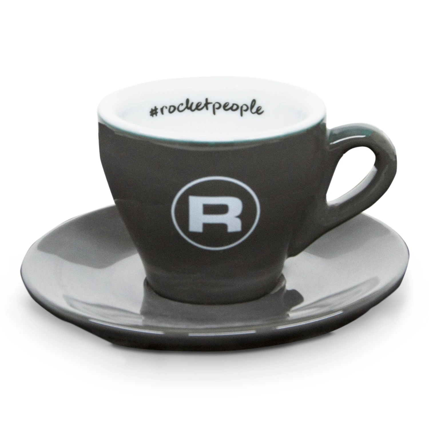 Rocket Espresso 6 Piece Espresso Cup And Saucer Set - Grey 4 Rocket Espresso 6 Piece Espresso Cup And Saucer Set - Grey - Image 2