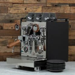 Rocket Espresso 6 Piece Flat White Cup And Saucer Set - Grey -Gaggia Store REFLATCUP6PCGRY 0435