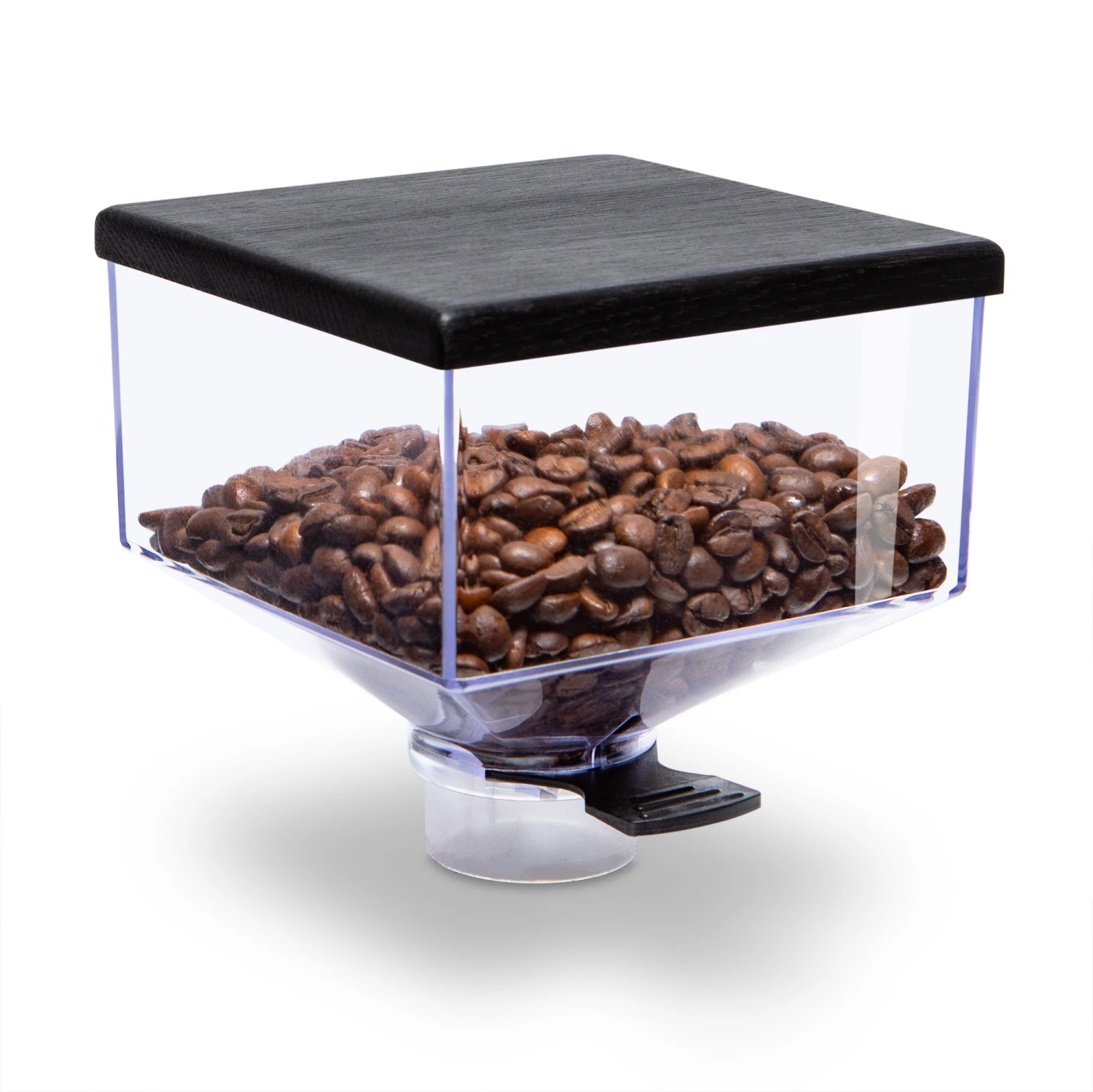 Wiedemann Eureka Mignon Blackened Oak Wood Hopper Lid 3 Wiedemann Eureka Mignon Blackened Oak Wood Hopper Lid