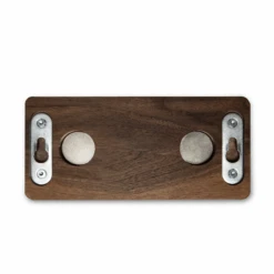 Wiedemann Hangup 2pc Equipment Rack - Walnut -Gaggia Store WMHANGUP2WL 03