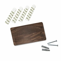 Wiedemann Hangup 2pc Equipment Rack - Walnut -Gaggia Store WMHANGUP2WL 06