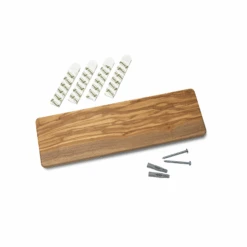 Wiedemann Hangup 3pc Equipment Rack - Olive Wood -Gaggia Store WMHANGUP3OW 06