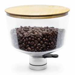 ECM And Profitec 500g Hopper Lid And Funnel Lid - Tiger Maple -Gaggia Store WMLIDECMTM 6350 575ff55a 6dcd 4c27 8d56 62ccadf3fb9d