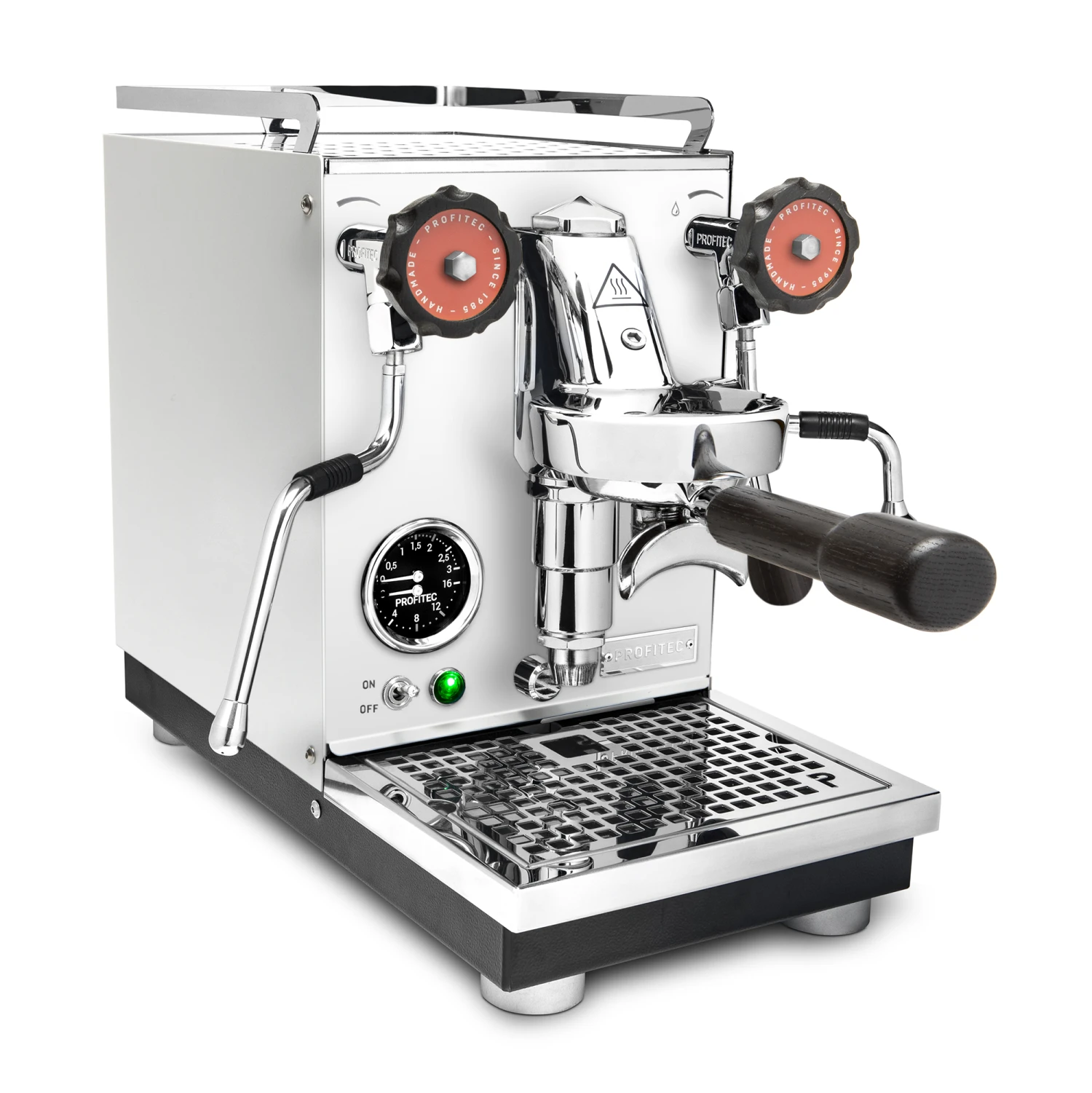 Profitec Pro 400 Espresso Machine In Matte White With Blackened Oak 4 Profitec Pro 400 Espresso Machine In Matte White With Blackened Oak - Image 2