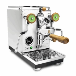 Profitec Pro 400 Espresso Machine In Matte White With Flow Control And Olive Wood 19 Profitec Pro 400 Espresso Machine In Matte White With Flow Control And Olive Wood -Gaggia Store White Olive Green FC