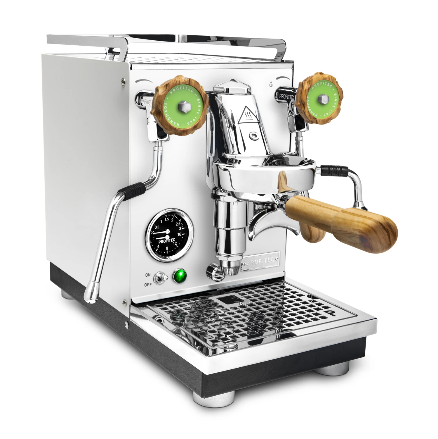 Profitec Pro 400 Espresso Machine In Matte White With Olive Wood 6 Profitec Pro 400 Espresso Machine In Matte White With Olive Wood - Image 4