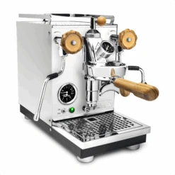 Profitec Pro 400 Espresso Machine In Matte White With Flow Control And Olive Wood 18 Profitec Pro 400 Espresso Machine In Matte White With Flow Control And Olive Wood -Gaggia Store White Olive Orange FC