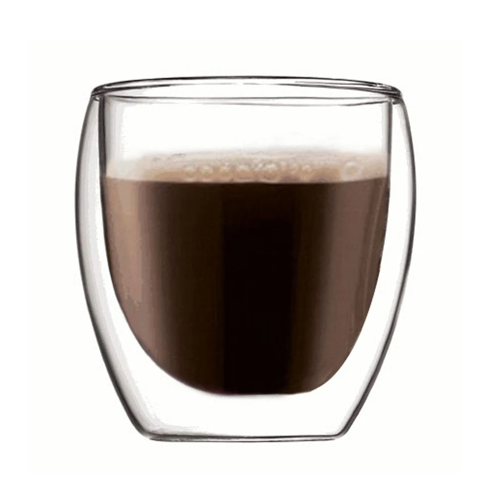 Bodum Pavina Glass Cups 8oz 2 Bodum Pavina Glass Cups 8oz