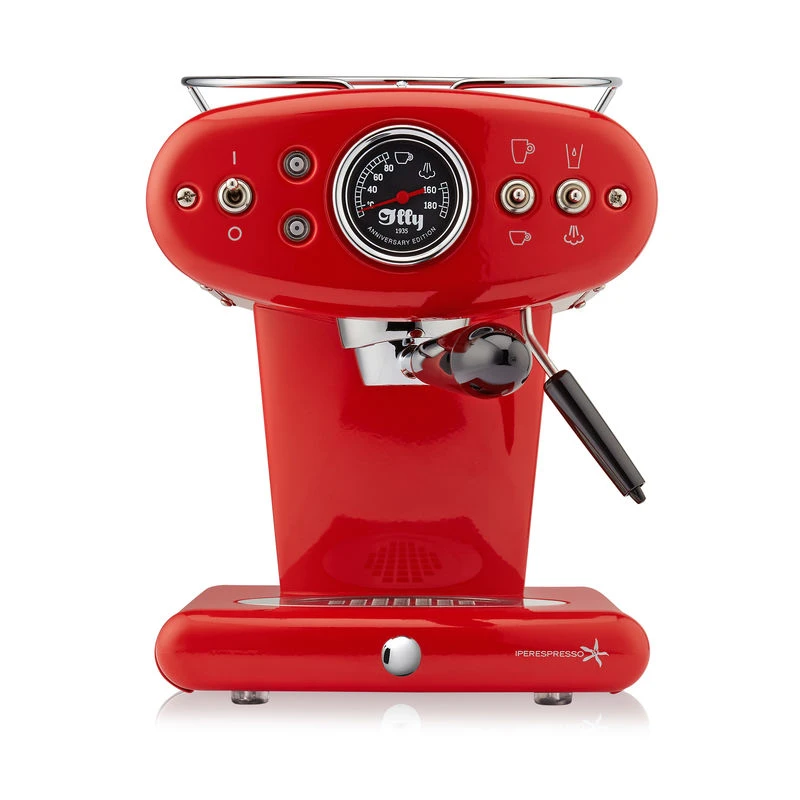 Illy X1 IperEspresso Anniversary 1935 Machine - Red 3 Illy X1 IperEspresso Anniversary 1935 Machine - Red