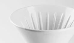 Goat Story GINA Smart Coffee Maker In White -Gaggia Store gina kickstarter campaign white funnel detail 554d38c5 5c68 4372 b896 fe0ca98a615b