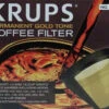 Krups Gold Tone Filter 049 1 Krups Gold Tone Filter 049 -Gaggia Store gold tone filter 1