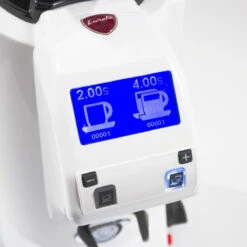 Eureka Zenith 65E High Speed Espresso Grinder In White -Gaggia Store img 1753