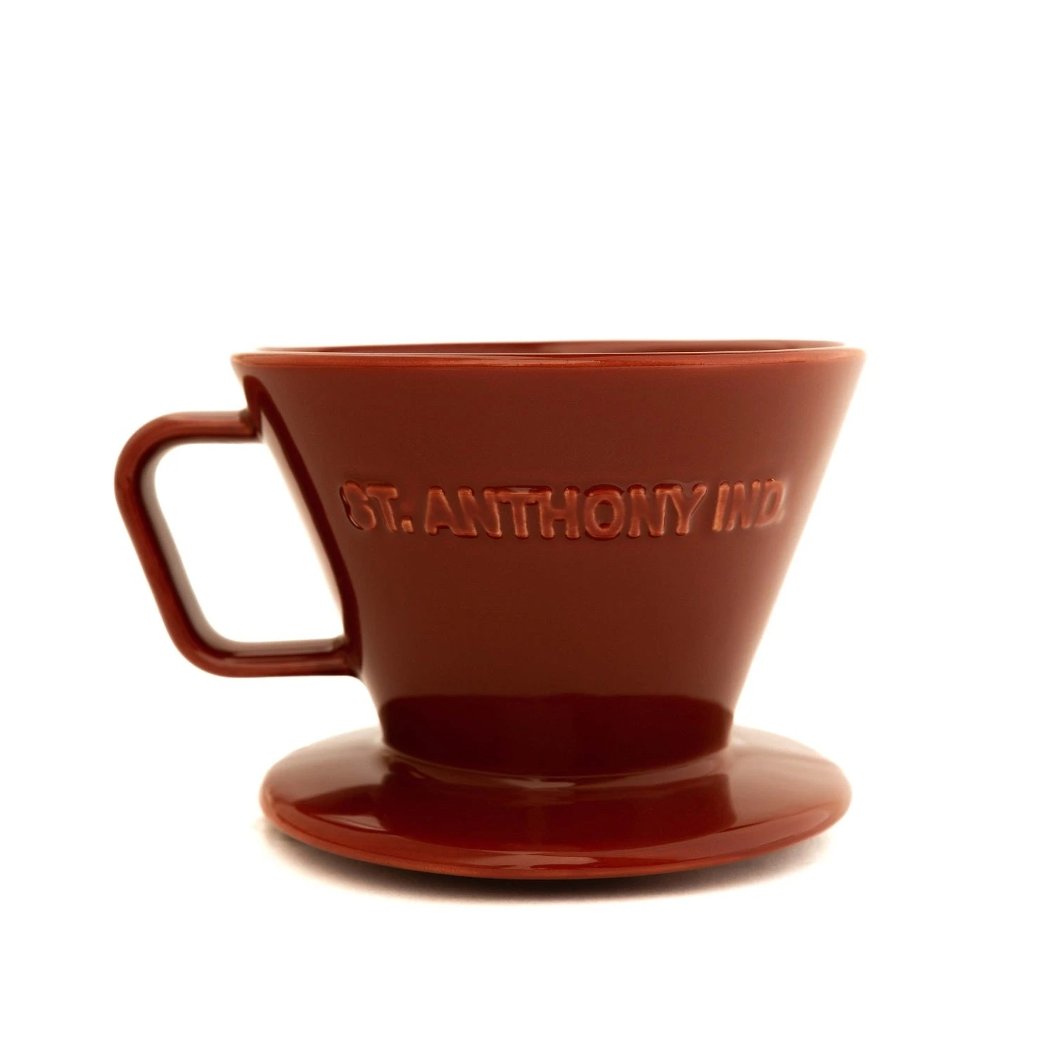 Saint Anthony Industries F70 Ceramic Flatbottom Pourover Brewer - Mahoney Brown 3 Saint Anthony Industries F70 Ceramic Flatbottom Pourover Brewer - Mahoney Brown
