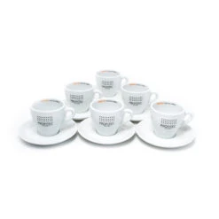 Profitec 6oz Cappuccino Cup Set -Gaggia Store profitec cappucccno cups pyramid