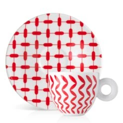 Illy Mona Hatoum Set Of 6 Cappuccino Cups And Saucers 11 Illy Mona Hatoum Set Of 6 Cappuccino Cups And Saucers -Gaggia Store redcup2 dc2192f8 e9bb 482a b9e3 130b7a321bbb